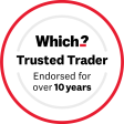 Which? Trusted Trader - endorsed for over 10 years
