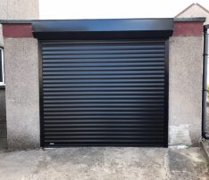 SWS Insulated Roller Door Black